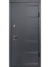 Входные двери квартирные Комфорт 22-73 Termoplast Антрацит/Белый матовый