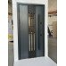 Вхідні двері в Будинок Magda Doors 711.1/6.23 Графіт/Білий матовий з терморозривом Вхідні двері в Будинок Magda Doors 711.1/6.23 Графіт/Білий матовий з терморозривом