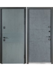 Входные двери Bulat Термо хаус 703-191 антрацит /антрацит бетон