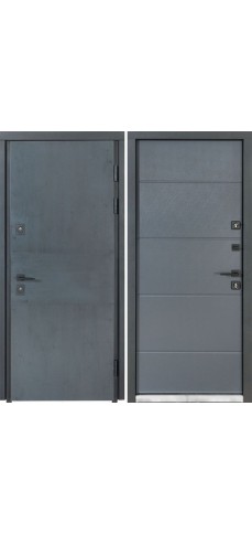 Входные двери Bulat Термо хаус 703/191 антрацит/антрацит серый