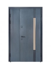 Входные двери Bulat Термо Хаус Kale 705/428 антрацит  1200 мм