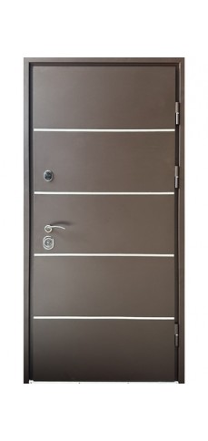Вхідні двері Редфорд комфорт (3 контури) Стріт браун метал/мдф вулиця Вхідні двері Редфорд комфорт (3 контури) Стріт браун метал/мдф вулиця