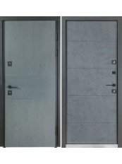 Входные двери Bulat Термо хаус 703-191 антрацит /антрацит бетон