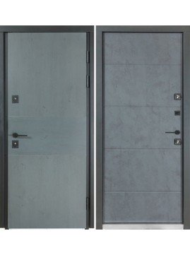 Входные двери Bulat Термо хаус 703-191 антрацит /антрацит бетон