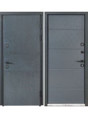 Входные двери Bulat Термо хаус 703/191  антрацит/антрацит серый