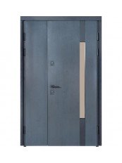 Входные двери Bulat Термо Хаус Kale 705/428 антрацит  1200 мм