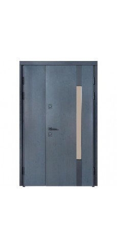 Входные двери Bulat Термо Хаус Kale 705/428 антрацит 1200 мм