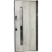 Вхідні двері в Будинок Magda Doors Т.4/815.2 Steel антрацит / білий крафт Вхідні двері в Будинок Magda Doors Т.4/815.2 Steel антрацит / білий крафт