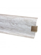 Пластиковий плінтус Premium Decor Дуб білений 325m