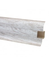 Пластиковий плінтус Premium Decor Дуб білений 325m