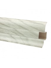 Пластиковий плінтус Premium Decor   В'яз срібний 312m