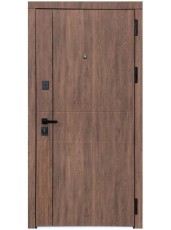 Входные двери Magda Doors Тип 1.ПЧ / 521.1 Дуб катания / Дуб белый
