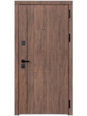 Вхідні двері Magda Doors Тип 1.ПЧ / 521.1 Дуб катанія / Дуб білий