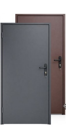 Входные двери в дом Бастион Doors ТЕХНО-2 1/1 Гнута стулка