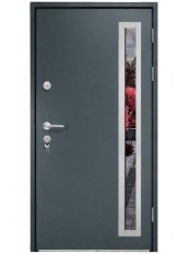 Вхідні двері  в Будинок Magda Doors Люкс Лофт Ral 7016