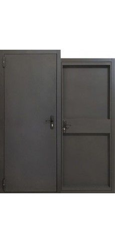 Входные двери в дом Бастион Doors ТЕХНО-4 RAL 7016 / 8019