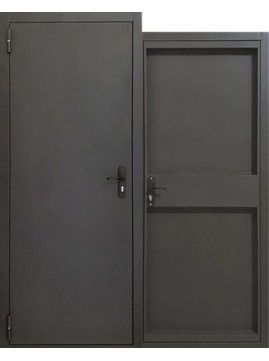 Вхідні двері  в Будинок Бастіон  Doors ТЕХНО-4 RAL 7016 / 8019