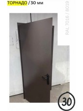 Вхідні двері  в Будинок Бастіон  Doors Торнадо SLIM 30 Ral 7016/8019