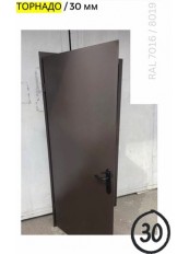 Входные двери  в дом Бастион  Doors Торнадо SLIM 30 Ral 7016/8019