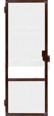 Москітна сітка дверна на завісах стандарт коричнева Москітна сітка дверна на завісах стандарт коричнева