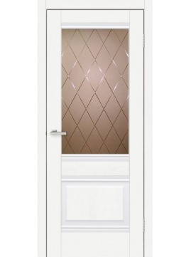 Міжкімнатні Двері С070 ТМ Doors дуб меренго скло бронза ПВХ