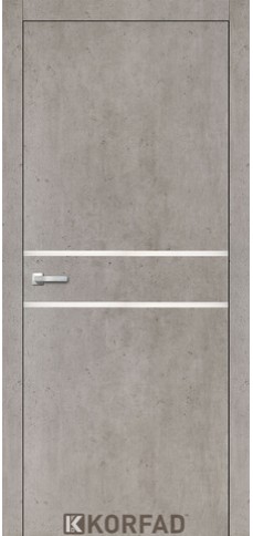 Міжкімнатні двері ALP-03 (АЛП-03) Korfad колекція Aluminium Loft Plato