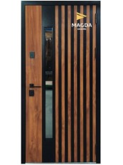 Вхідні двері  в Будинок Magda Doors Т.16 720.1 Дуб золотий 