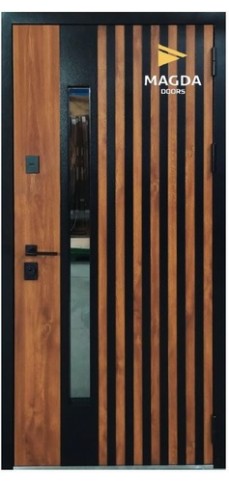 Вхідні двері в Будинок Magda Doors Т.16 720.1 Дуб золотий