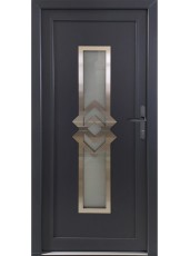 Входные двери металлопластиковые 22-V09 1200х2050