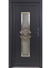 Входные двери металлопластиковые 22-V09 970х2050