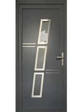 Входные двери металлопластиковые 22-V29 1200х2050