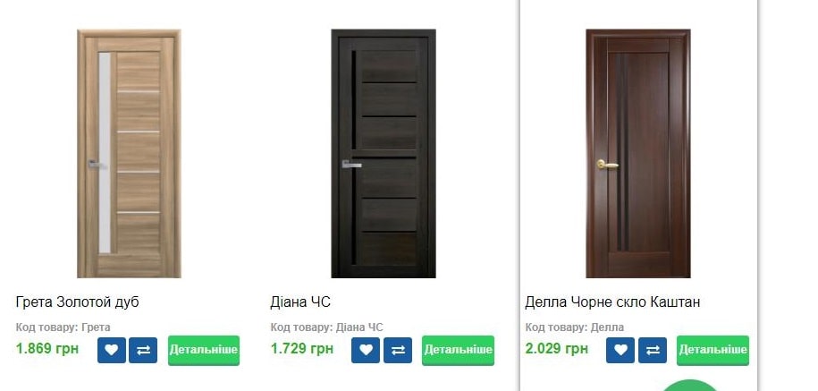 міжкімнатні двері